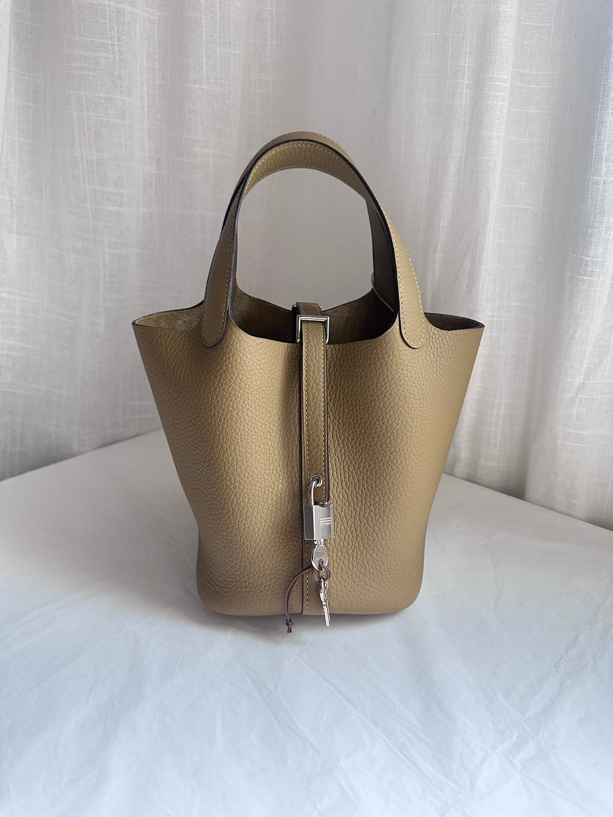 Hermès Picotin 18 Dune PHW