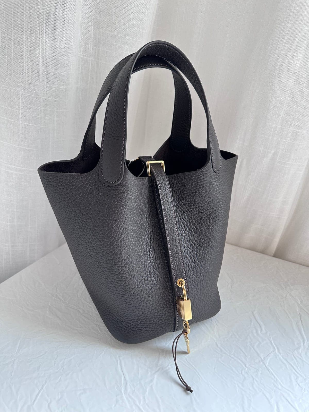 Hermès Picotin 18 Bai Brun GHW