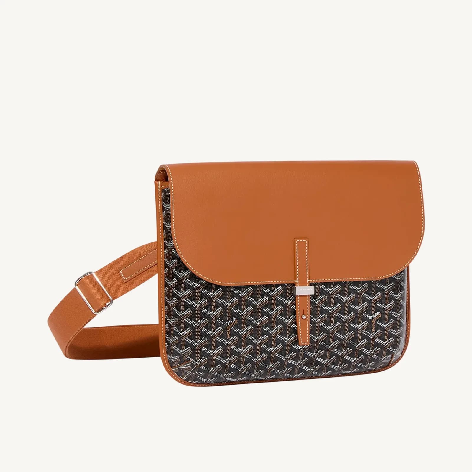 Goyard Coursière MM Black & Tan