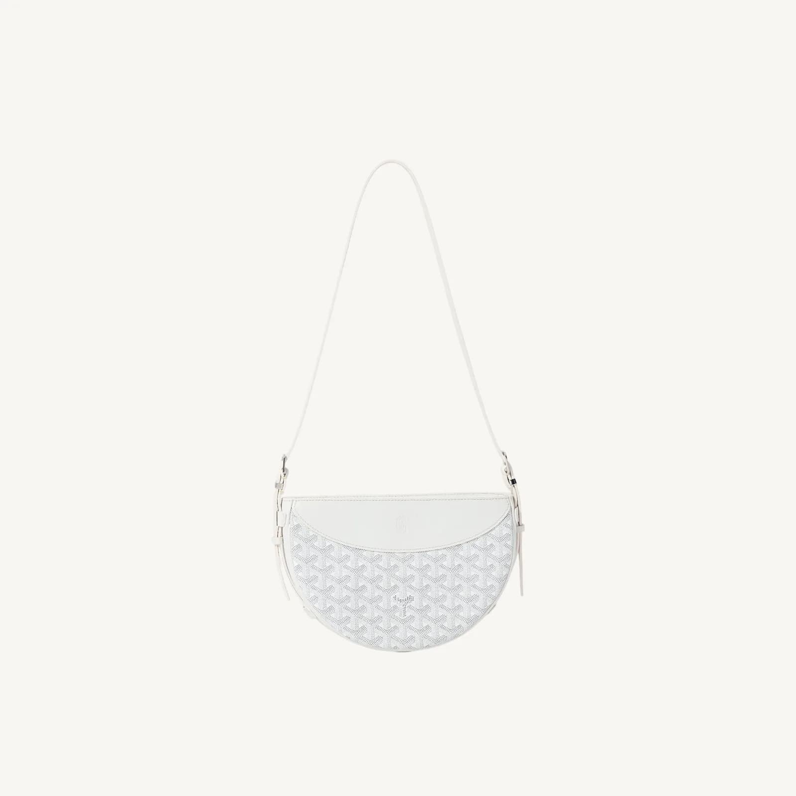 Goyard Hirondelle PM White