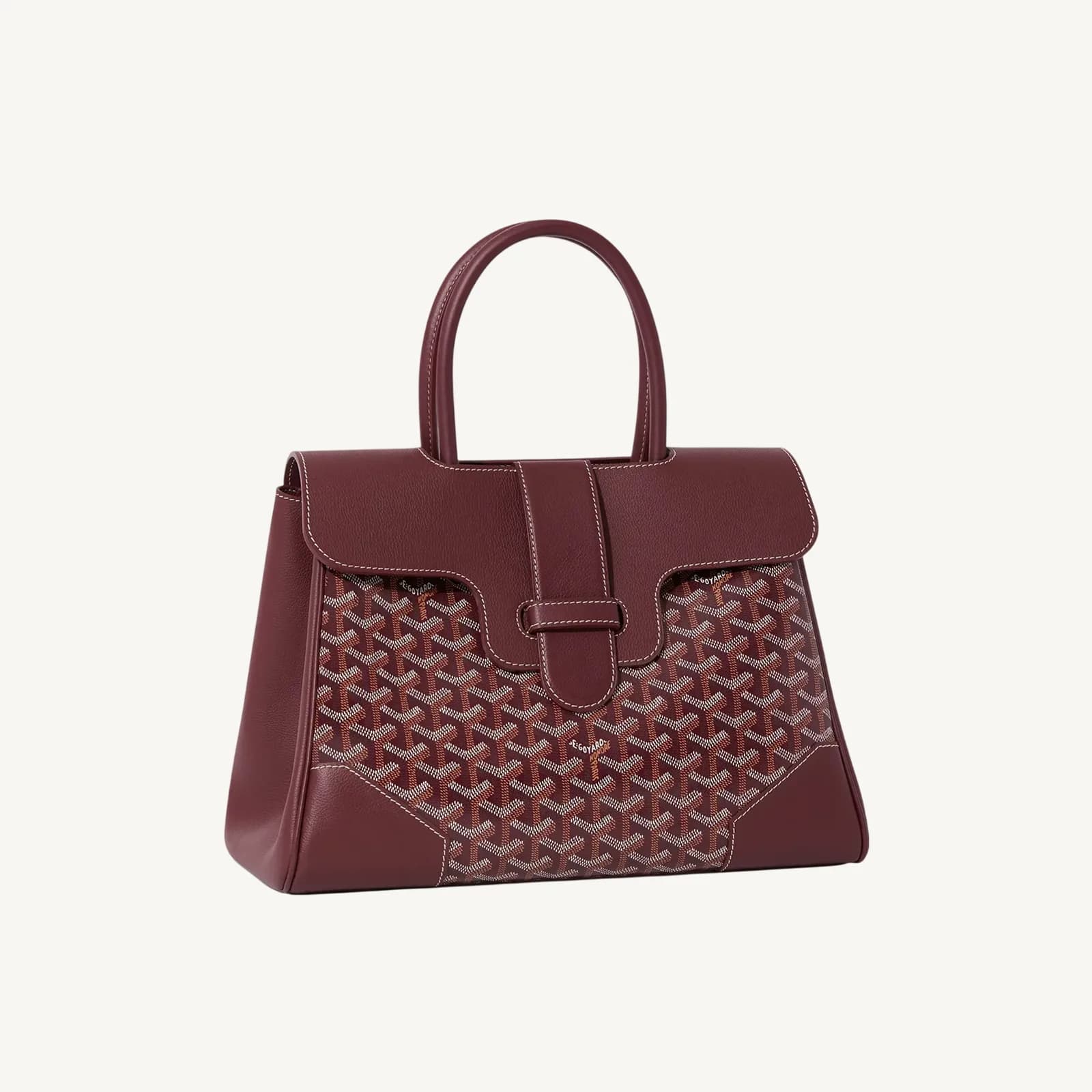 Goyard Saigon Tote Bag Burgundy
