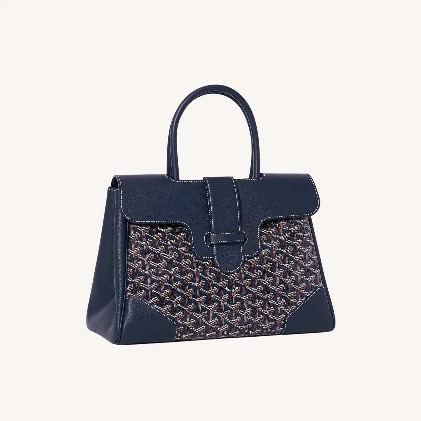 Goyard Saigon Tote Bag Navy Blue