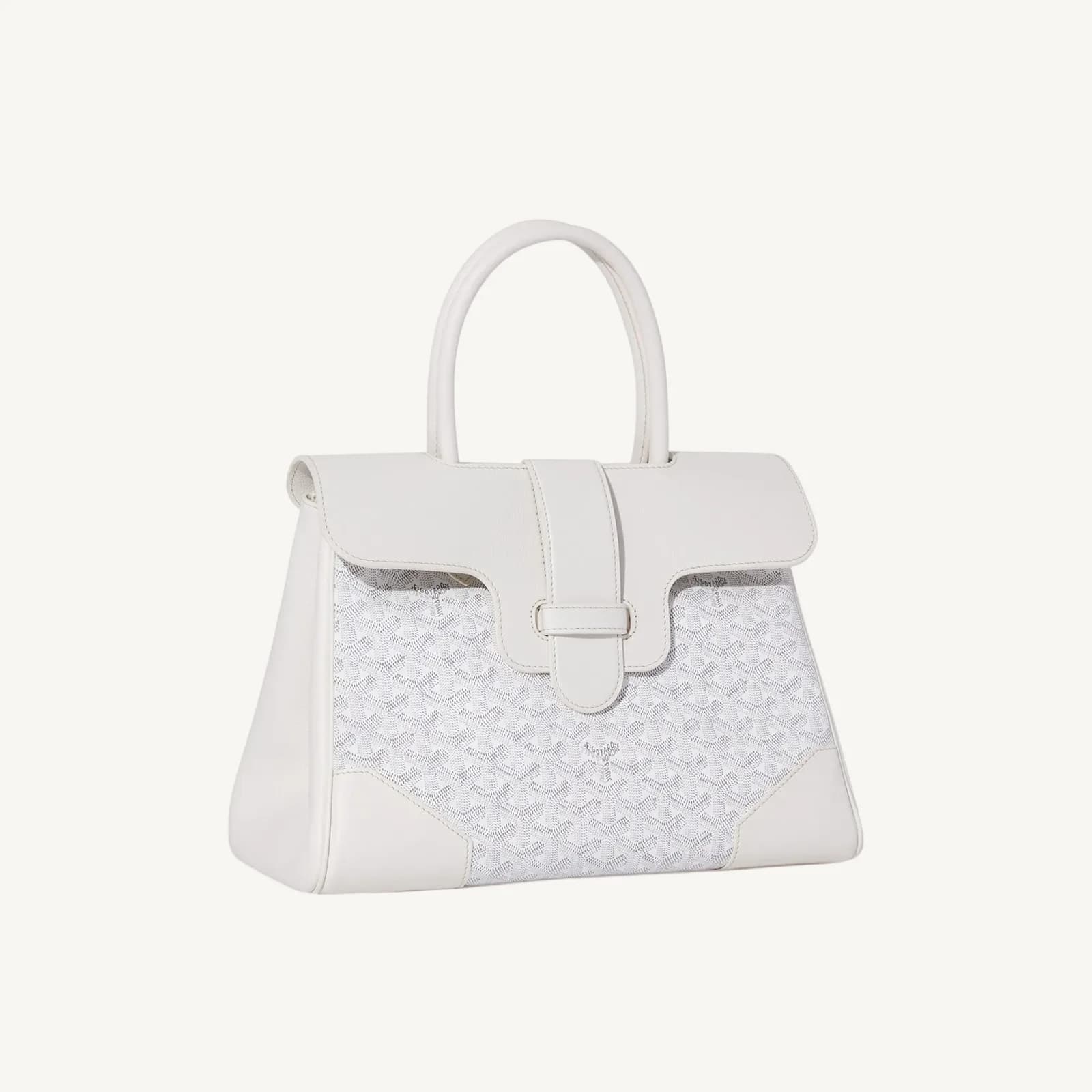 Goyard Saigon Tote Bag White