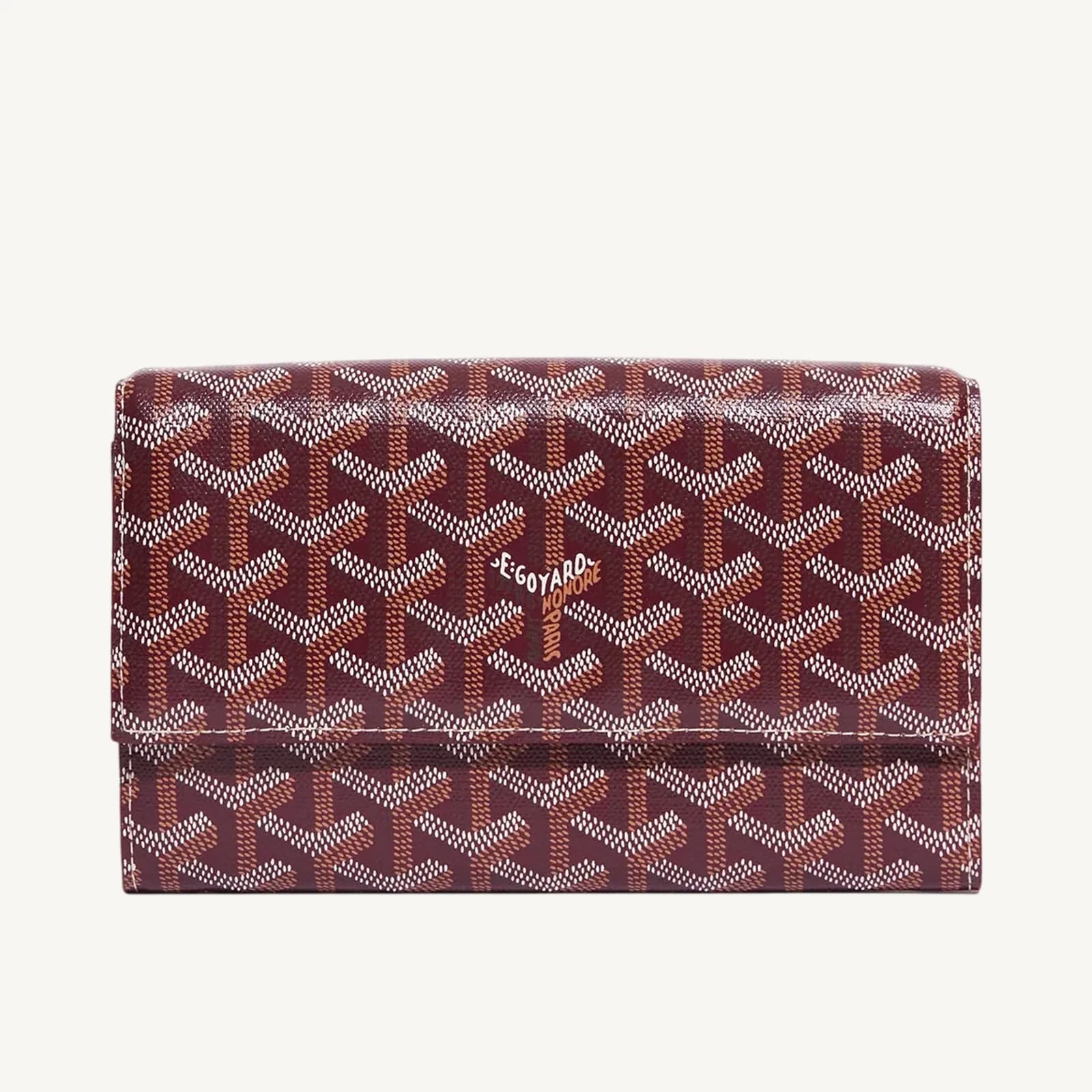 Goyard Varenne Continental Burgundy