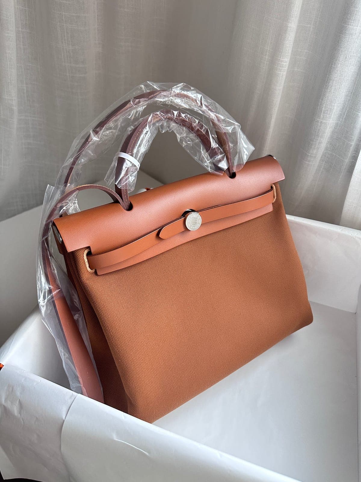 Hermès Herbag 31 Fauve PHW