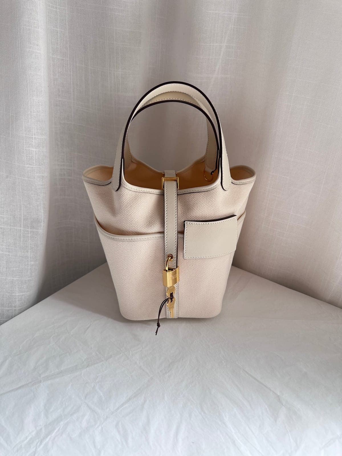Hermès Picotin Cargo 18 Nata GHW