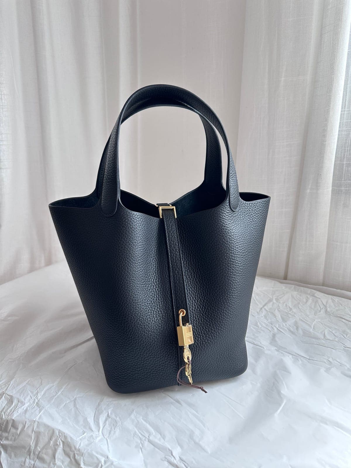Hermès Picotin 22 Black GHW
