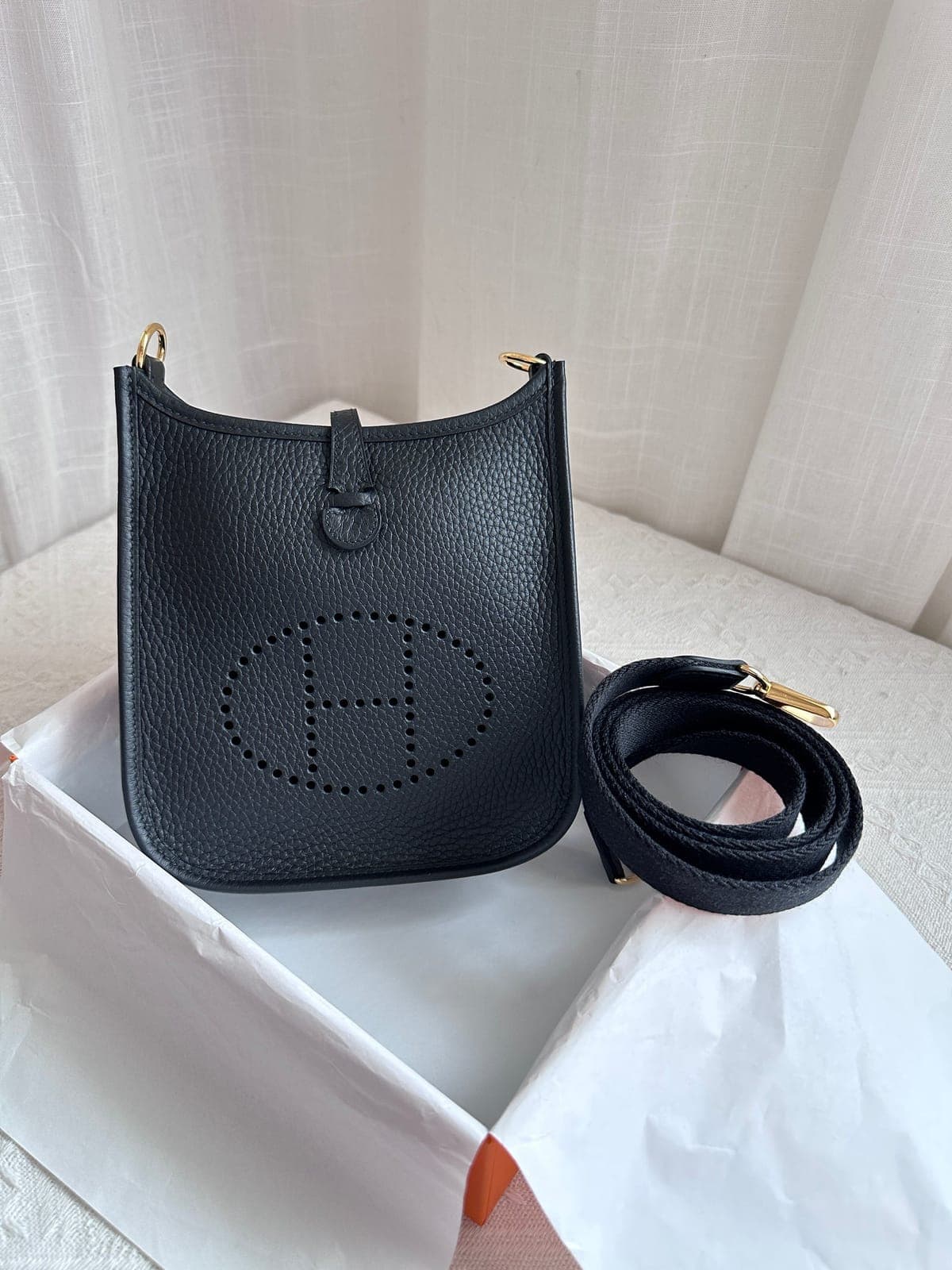 Hermès EVELYNE 16 Black GHW