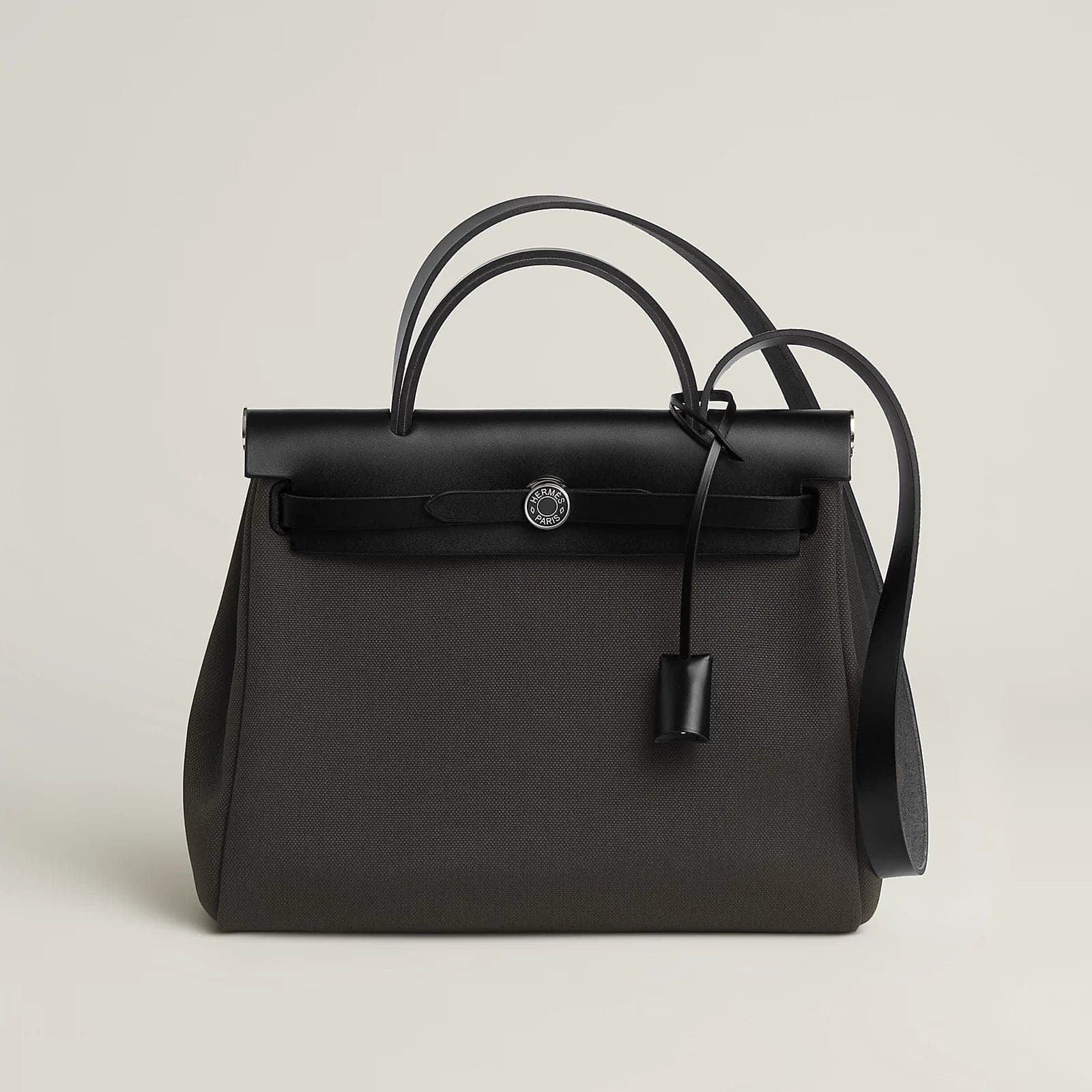 Hermès Herbag 31 Dark Bronze/Black Laque