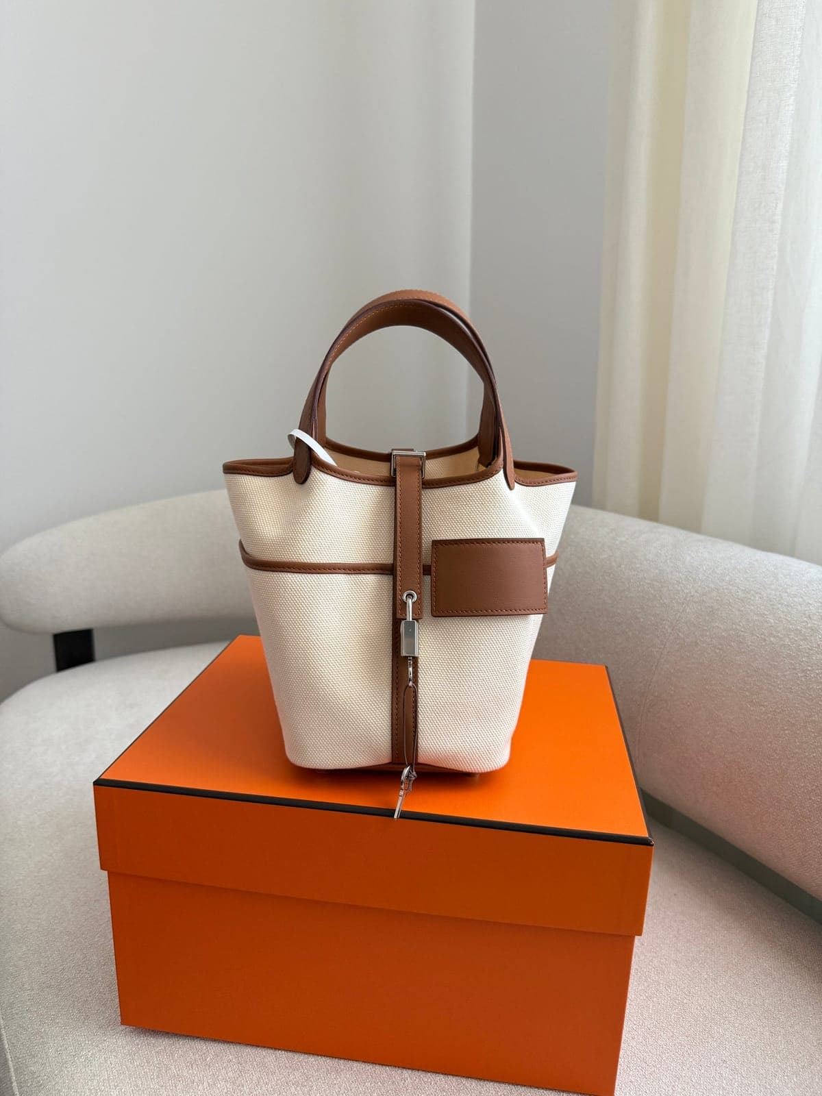 Hermès Picotin Cargo 18 Ecru/Gold PHW
